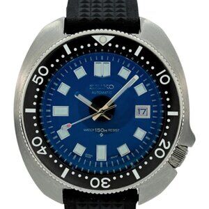 Rare 1975 Fully Restored Men's 44mm Captain Willard Seiko Diver Watch